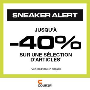 Opération Sneakers alert à la boutique courir du centre commercial quartier libre