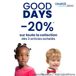 Good days chez Okaïdi dans votre centre commercial Quartier Libre !